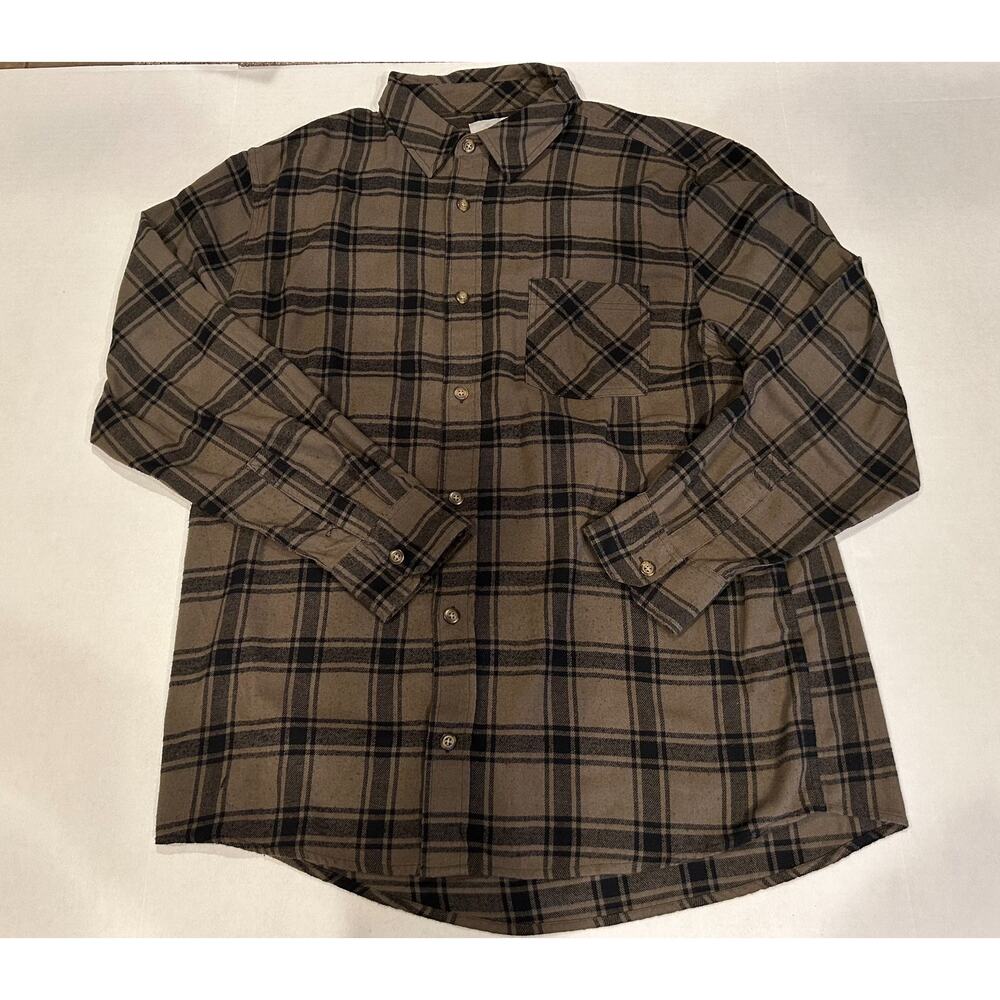 Northeast Outfitters Flannel Shirt Mens XL Plaid Long Sleeve Outdoor Workwear